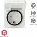 Nedis SmartLife ZBPO130FWT -älypistorasia, 16 A, 3680 W, IP44 Nedis SmartLife ZBPO130FWT -älypistorasia, 16 A, 3680 W, IP44