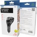 Wave Bluetooth FM transmitter, black Wave Bluetooth FM transmitter, black