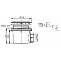 Shower tray siphon Ravak, Standard 90 Shower tray siphon Ravak, Standard 90