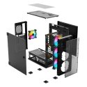 Savio SAVGC-RAPTORX1 computer case Midi Tower Black