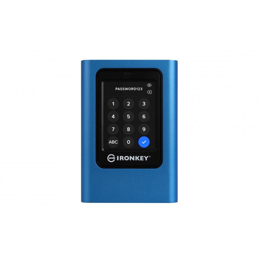 Kingston Technology IronKey Vault Privacy 80 1,92 TB USB Type-C 3.2 Gen 1 (3.1 Gen 1) Синий