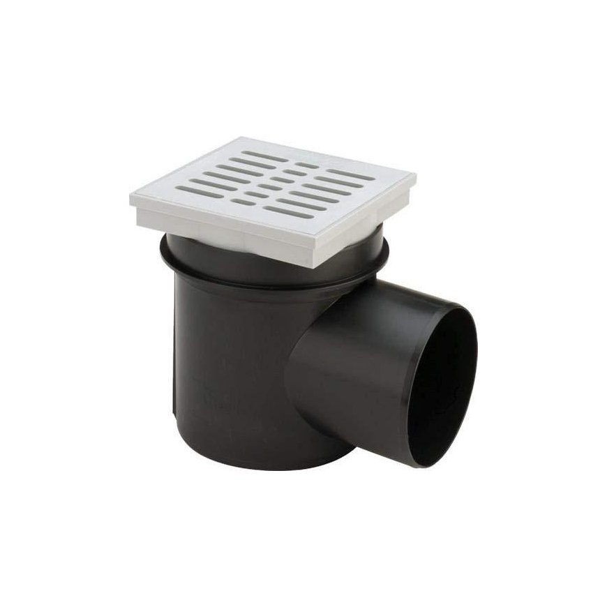 Horizontal trap with plastic grating VIEGA, d 100 – 2