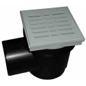 Horizontalus trapas su plastmasinėmis grotelėmis VIEGA, d 100 Horizontalus trapas su plastmasinėmis grotelėmis VIEGA, d 100