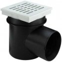 Horizontalus trapas su plastmasinėmis grotelėmis VIEGA, d 100 Horizontalus trapas su plastmasinėmis grotelėmis VIEGA, d 100