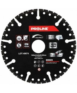 Proline Deimantinis pjovimo diskas, iš kelių medžiagų, 125*2.4* 22.23, prolinas