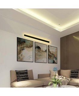 Oprawa Ścienna Elewacyjna LED Linia V-TAC 16W IP65 Antracyt 100cm VT-1176 3000K 2035lm