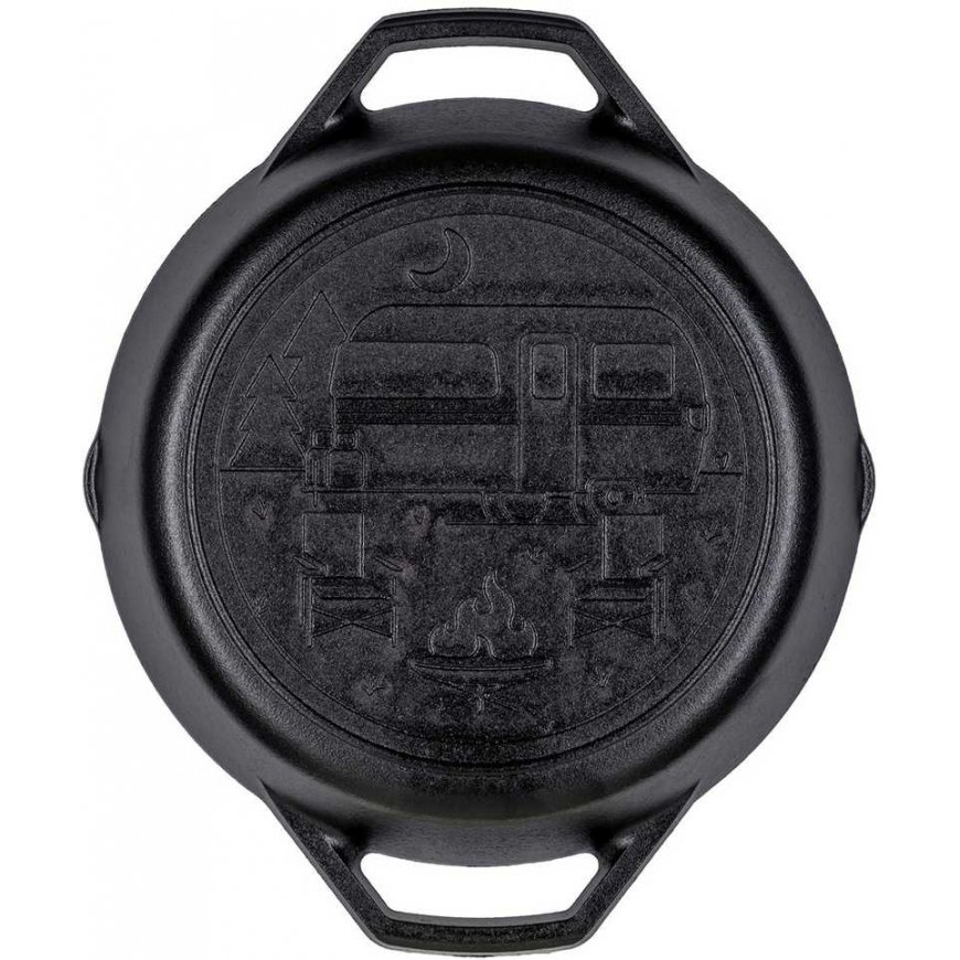 Lodge Lodge Cast iron frying pan CAMPER Wanderlust 26 cm – 3