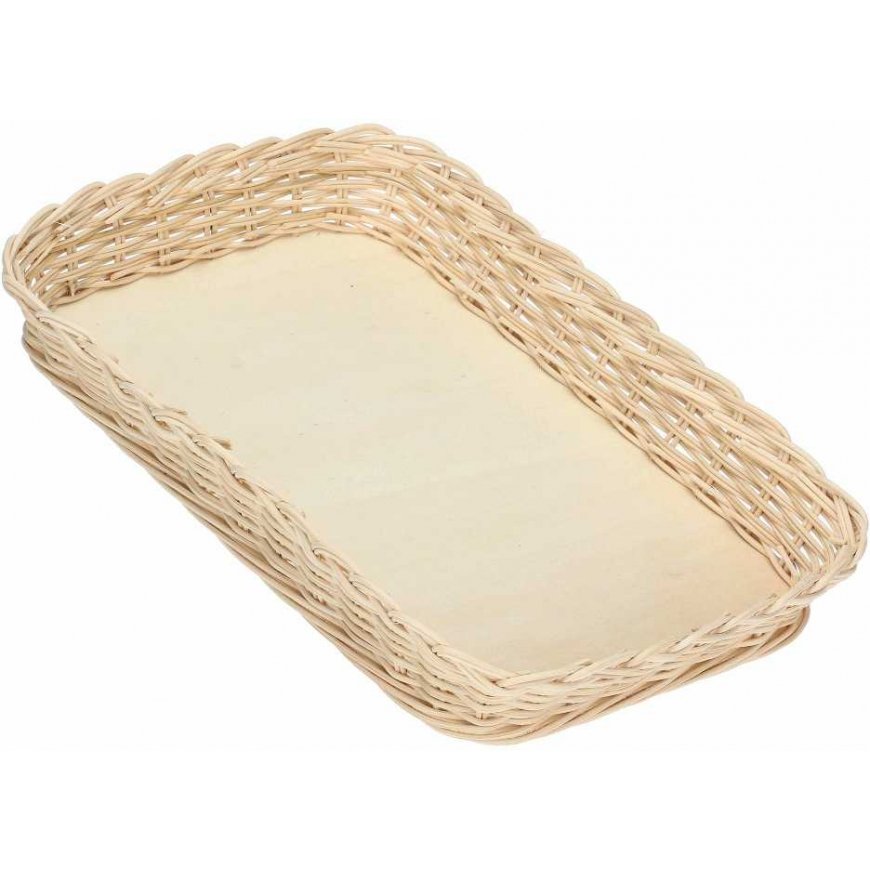 Pintas krepšelis midollino kepimo indui - rudas, 39 cm