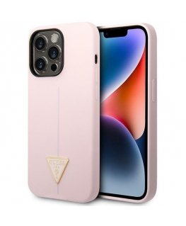Guess GUHCP14LSLTGU iPhone 14 Pro 6,1" fioletowy|purple hardcas