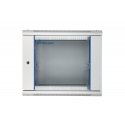 Extralink Cabinet rack EX.8574 400mm 600mm 450 mm hanging Openable 19'' 9U Seinään asennettava laite