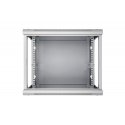 Extralink Rackmount cabinet 9U 600x450 Gray wall mounted