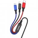 KAKUSIGA KSC-804 3in1 Lightning | Type-C | Micro | 120 cm black KAKUSIGA KSC-804 3in1 Lightning | Type-C | Micro | 120 cm black