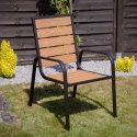 Krzesło ogrodowe Solar brown PATIO Krzesło ogrodowe Solar brown PATIO