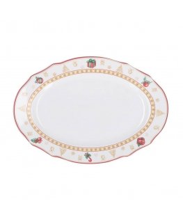 LA PORCELLANA BIANCA CRISTMAS EDITION Ovaalne kandik 32 cm