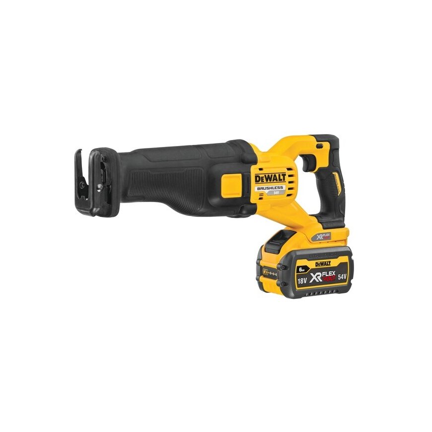 DeWALT DCS389T2-QW Slankiojamojo judesio pjūklas 3000 spm Juoda, Geltona