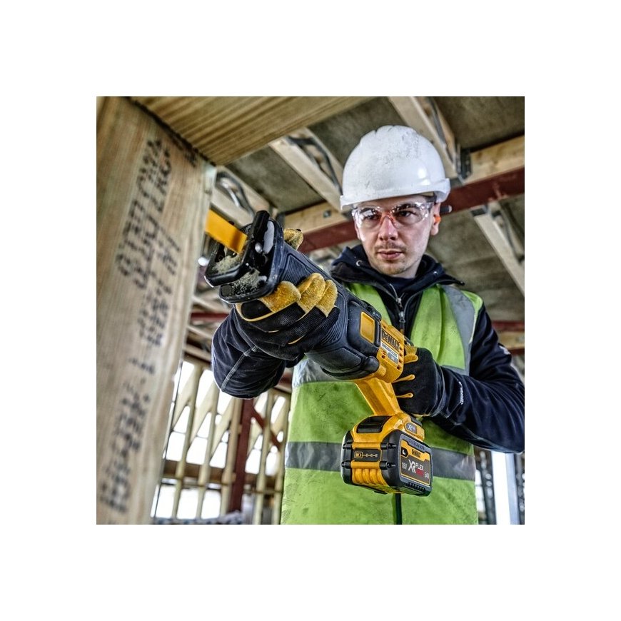 DeWALT DCS389T2-QW zobenzāģis 3000 sitieni minūtē Melns, Dzeltens – 5