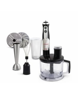 Esperanza EKM004 kannmikser 0,6 l Saumikser 800 W Must, Hõbe, Läbipaistev