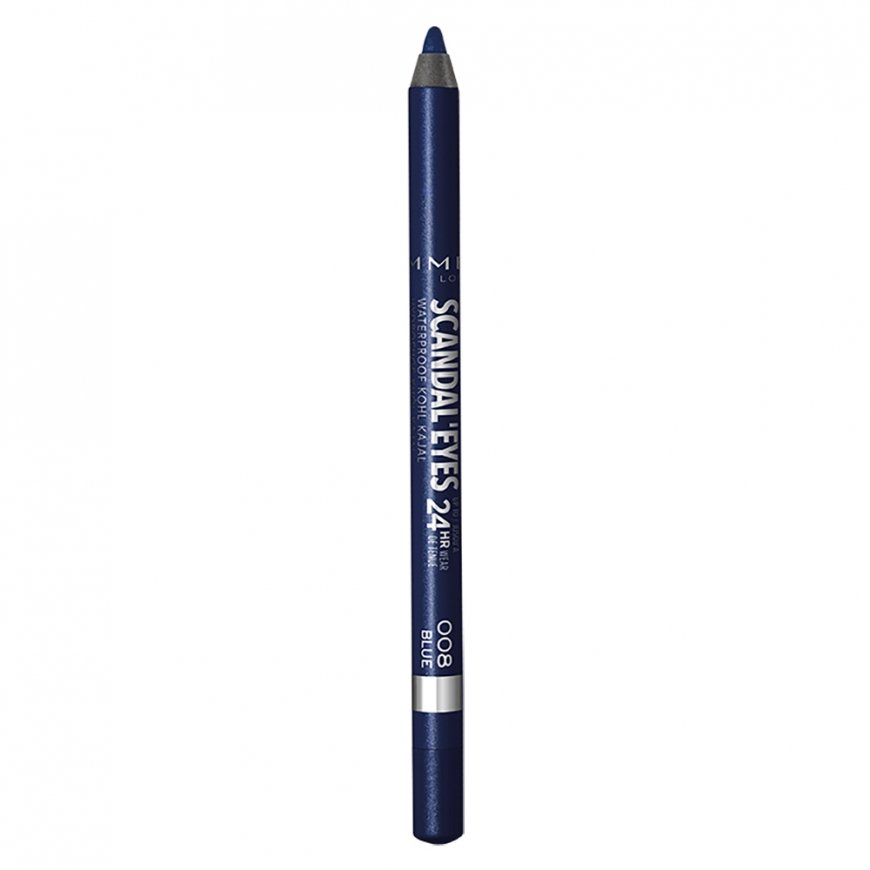 Rimmel Scandaleyes Waterproof Kohl Kajal silmapliiats 1,2 g 008 Blue – 2