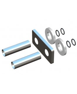 Finishing set HERZ VUA-50 DE LUXE, plate, chrome color