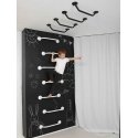 Wall/ceiling mounted climbing ladder SANRO-R, set of 7, black Wall/ceiling mounted climbing ladder SANRO-R, set of 7, black