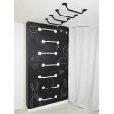 Wall/ceiling mounted climbing ladder SANRO-R, set of 7, black Wall/ceiling mounted climbing ladder SANRO-R, set of 7, black