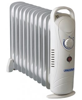 Mesko Home MS 7806 electric space heater Indoor White 1200 W Oil electric space heater