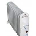 Mesko Home MS 7806 sisälämmitin Sisätila Valkoinen 1200 W Öljysähkölämmitin