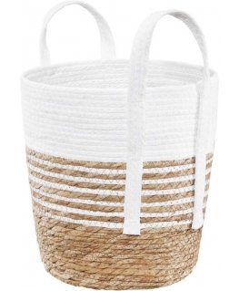 Shoulder bag with shoulder strap Boho 30 x 31 cm white AMBITION