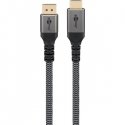 REV Schutzkontaktverlängerungs- Kabelis 3m mit USB,baltas 0016700114 REV Schutzkontaktverlängerungs- Kabelis 3m mit USB,baltas 0016700114