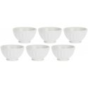 Set of 6 small round cake bowls - white, 8 cm Set of 6 small round cake bowls - white, 8 cm