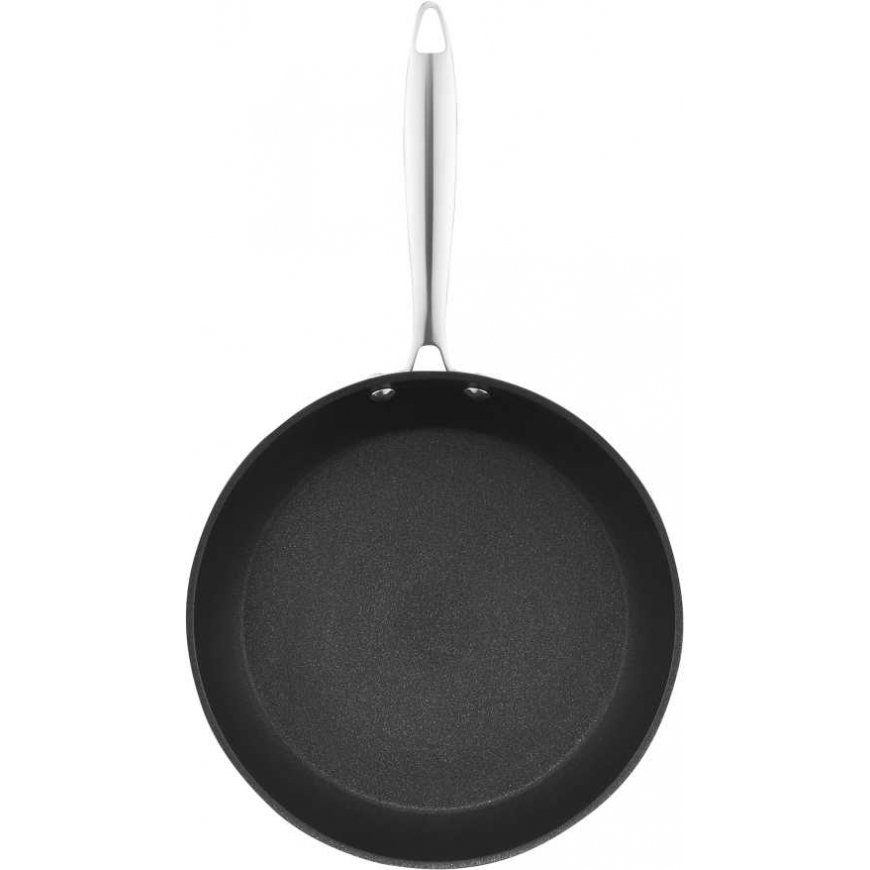 Qualum Basic coated frying pan For curly hair 28 cm AMBITION