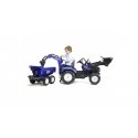 Falk New Holland 3090W Šūpošanās un braucamā rotaļlieta Braucamā traktora rotaļlieta Falk New Holland 3090W Šūpošanās un braucamā rotaļlieta Braucamā traktora rotaļlieta