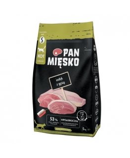 PAN MIĘSKO Turcija ar zosu Small - sausā kaķu barība - 5 kg