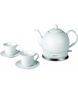 Elektrinis virdulys ceramiczny 1,2 l CJS-1312 su filiżankami OPTIMUM