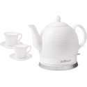 Elektrinis virdulys ceramiczny 1,2 l CJS-1312 su filiżankami OPTIMUM Elektrinis virdulys ceramiczny 1,2 l CJS-1312 su filiżankami OPTIMUM