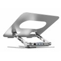 Unitek Podstawka pod laptop z odłączanym hubem USB-C HDMI 1,4, 4K PD 100W Unitek Podstawka pod laptop z odłączanym hubem USB-C HDMI 1,4, 4K PD 100W