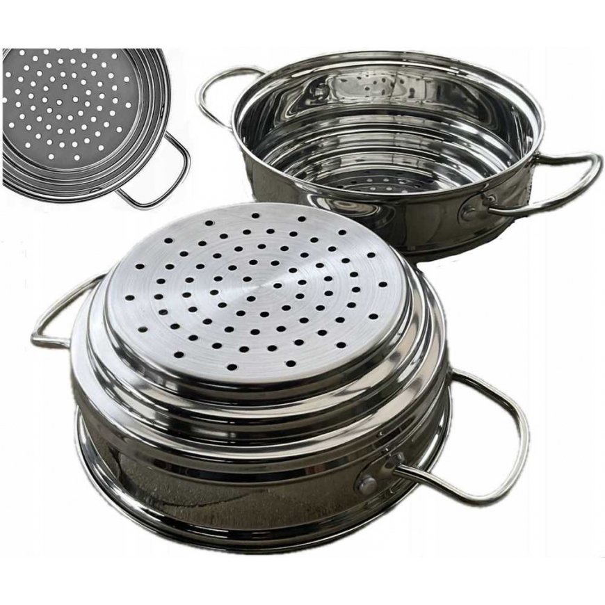 Ambition Acero steaming strainer for pots, 16/18/20 cm