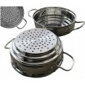 Ambition Acero steaming strainer for pots, 16/18/20 cm Ambition Acero steaming strainer for pots, 16/18/20 cm
