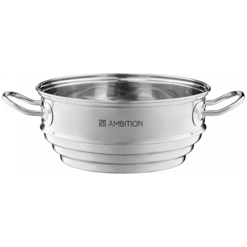 Ambition Acero steaming strainer for pots, 16/18/20 cm – 4