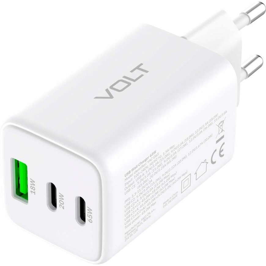 Yenkee VOLT Charger 3xUSB / 65W -YAC G65 – 2