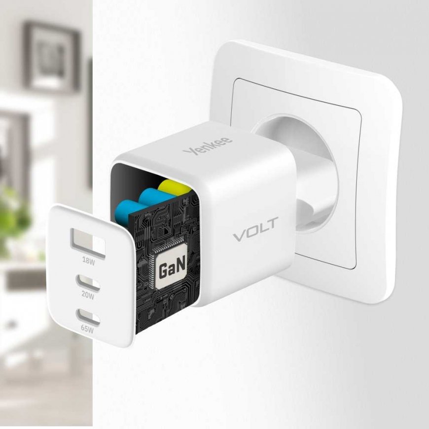 Yenkee VOLT Charger 3xUSB / 65W -YAC G65 – 3