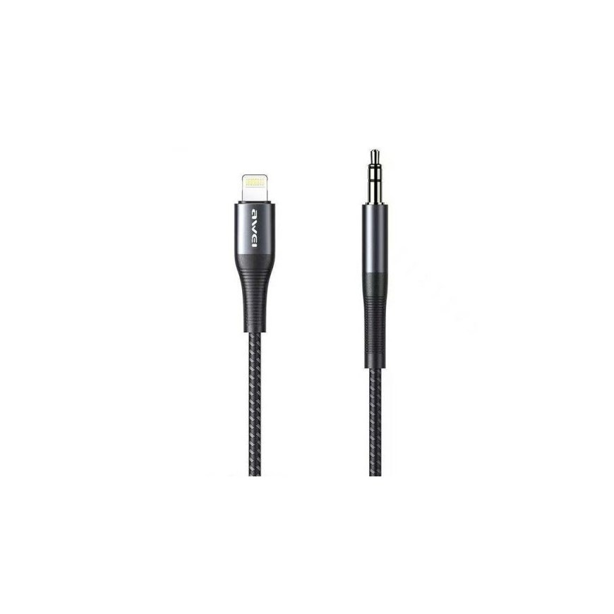 AWEI Adapter CL-116L Lightning|Jack 3.5 szary|dark grey – 2