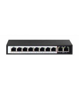 Extralink EX.3906 tīkla pārslēgs Nepārvaldīts L2 Fast Ethernet (10/100) Power over Ethernet (PoE) 1U Melns