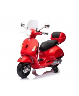 Pojazd na akumulator Vespa GTS Super czerwony Milly Mally