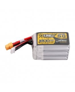 Lipo Tattu R-Line Version 5.0 1800mAh 22.2V 150C 6S battery with XT60 connector