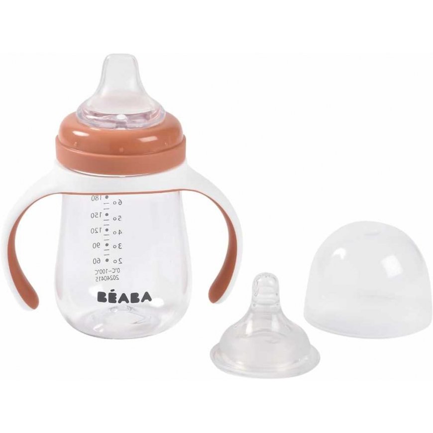 BEABA TRAINING BOTTLE-DRINKER 2IN1, 210 ML