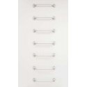 Wall/ceiling mounted climbing ladder SANRO-R, set of 7, white