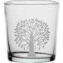 6 storadugnių Babila Tree stiklinių rinkinys - permatomas, 350 ml