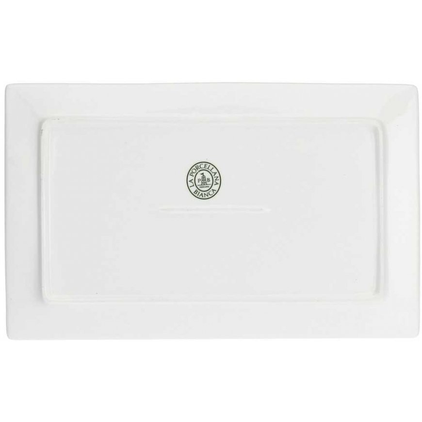 Baltas PORCELINAS GURMANĖS Baltas Rinkinys 3 tac do serwowania 28 x 17 cm