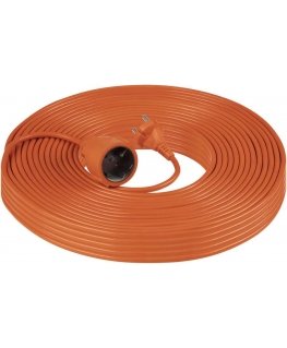 Orno Single-socket garden extension cord, PVC, H05VV-F 2x1.5mm?, length 50m